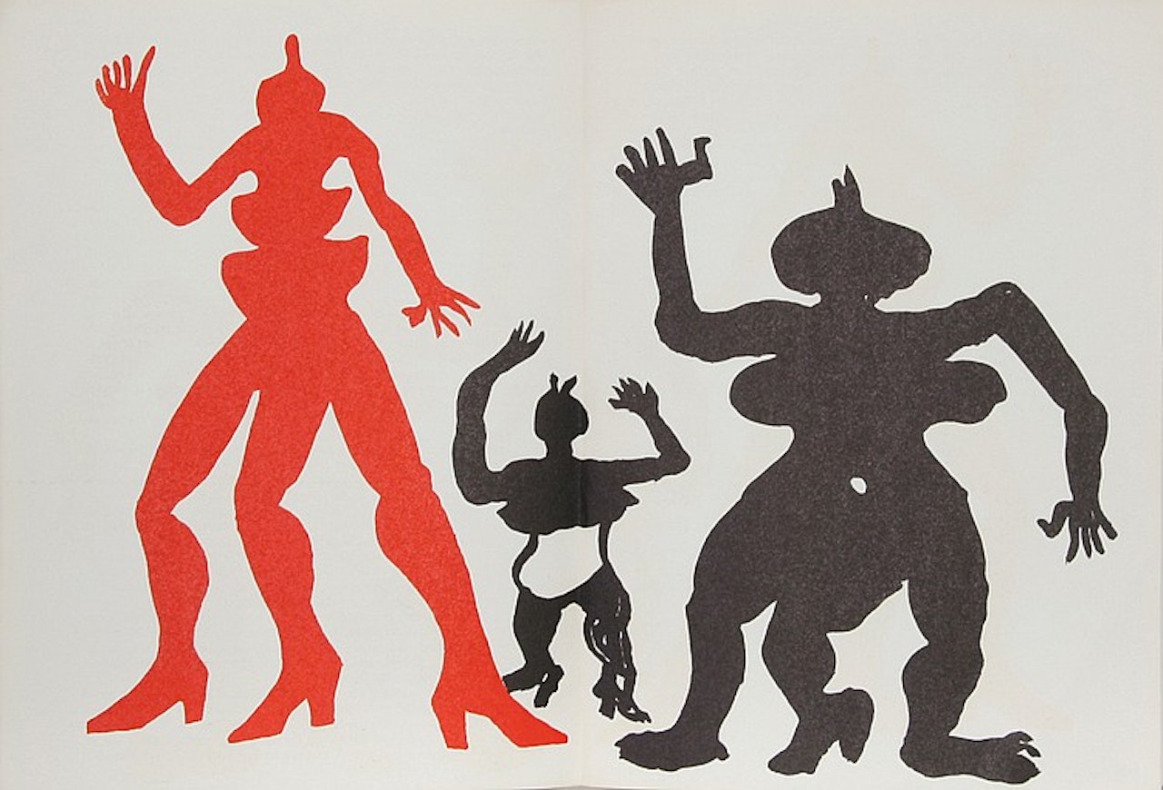 Derrier le Miroir (Three Acrobats) by Alexander Calder