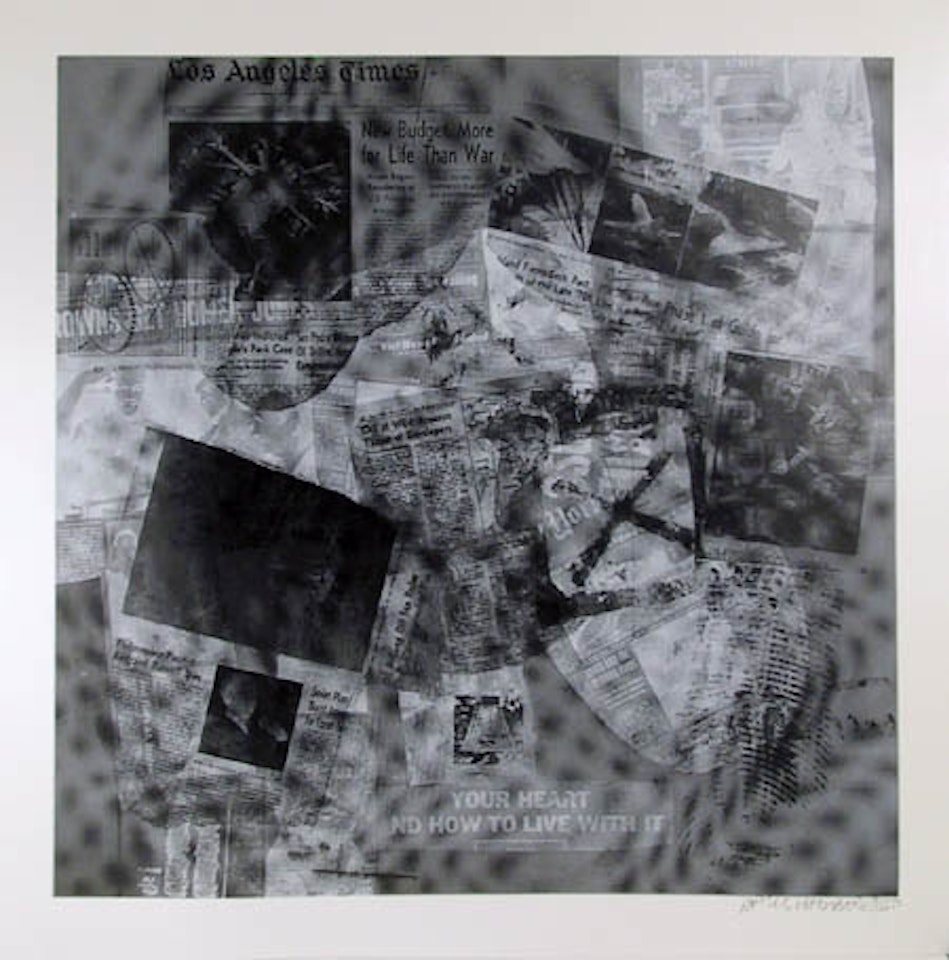 Current and Surface Series 16 by Robert Rauschenberg
