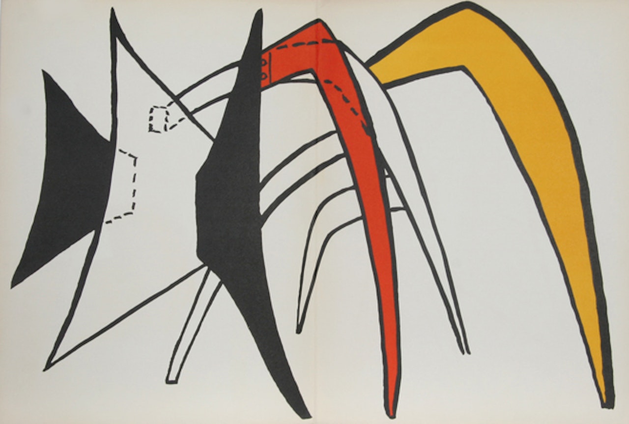 Derrier le Miroir (Study for Sculpture III) by Alexander Calder