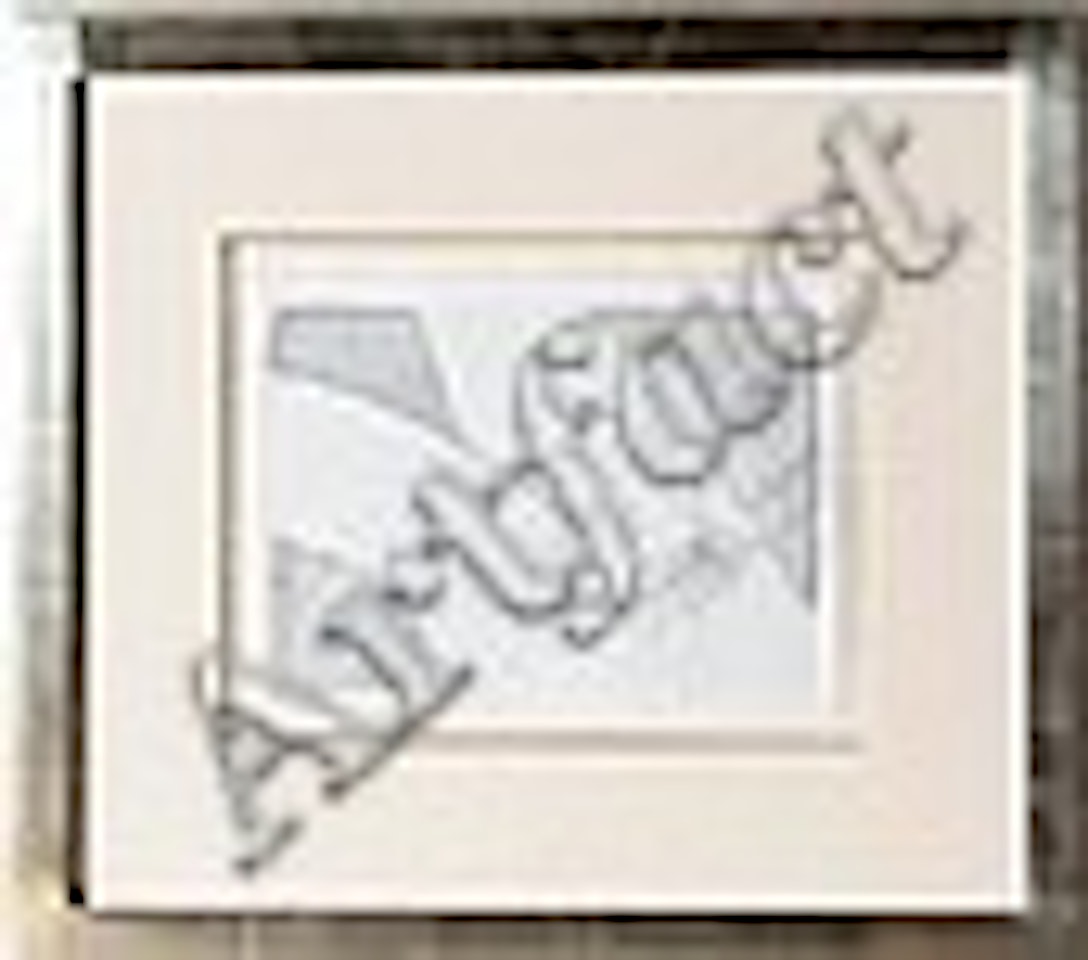 Untitled - Graph Penis by Keith Haring