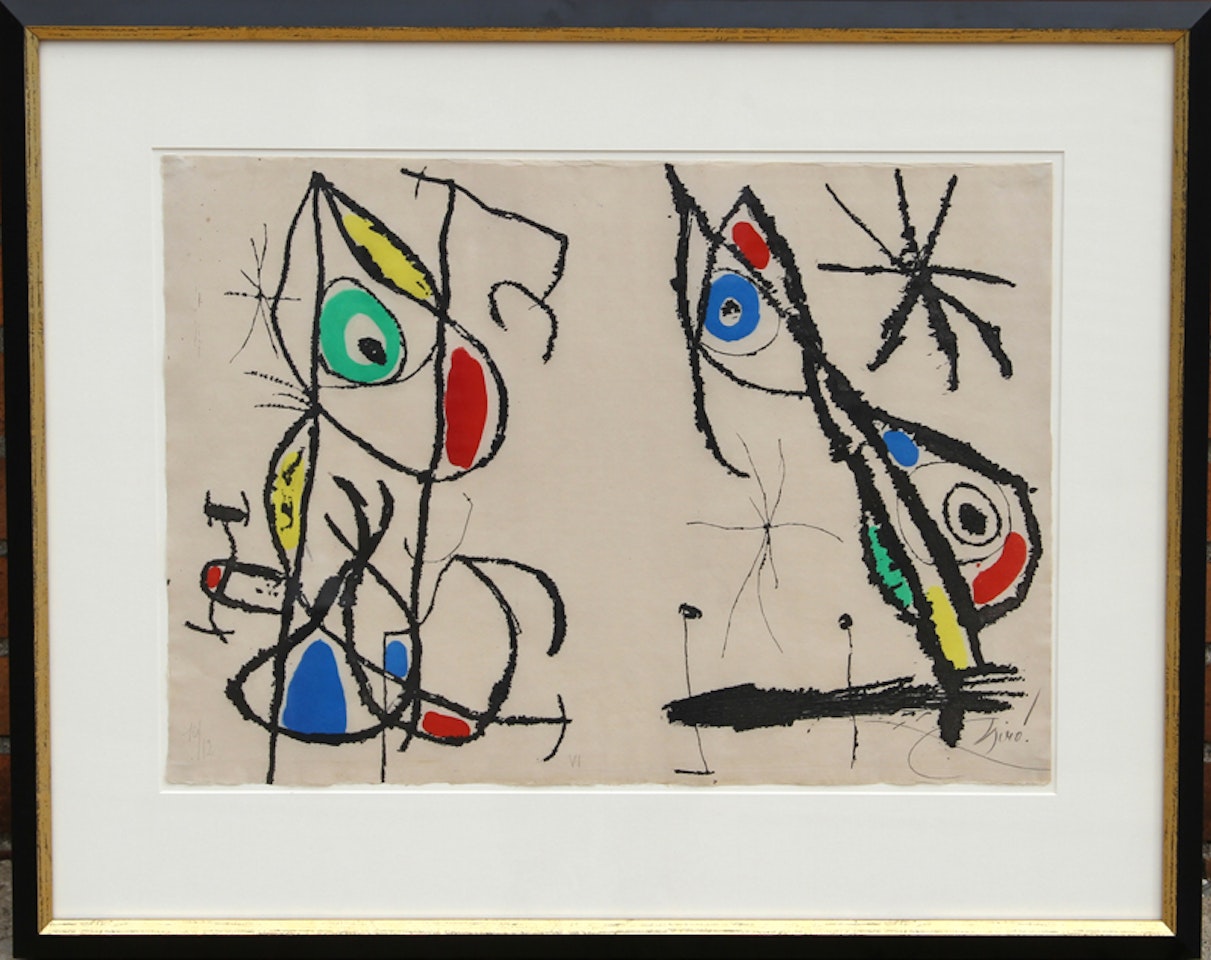 Courtesan Grotesque (Dupin 666) by Joan Miró