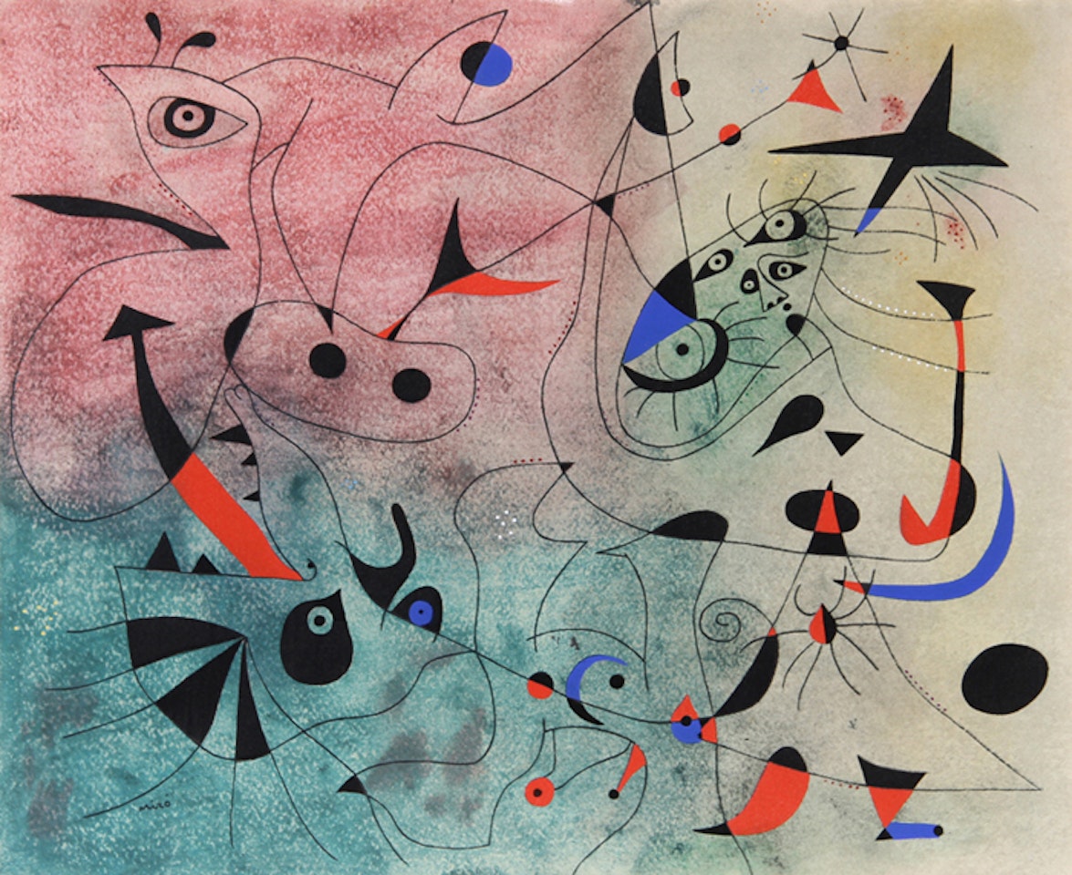 l"Etoile Matinale from Miro Constellations by Joan Miró