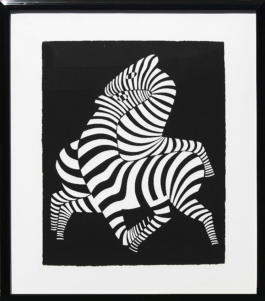 Zebras by Victor Vasarely