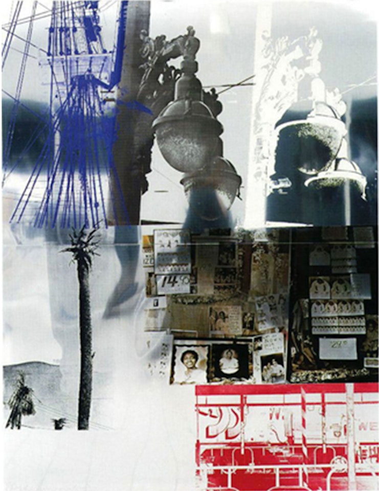 Narcissus/ROCI USA (Wax Fire Works) by Robert Rauschenberg