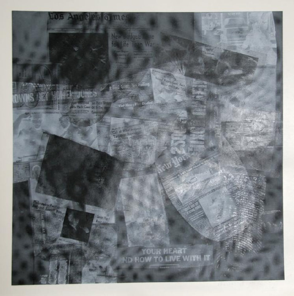 Surface Series from Currents, #46 by Robert Rauschenberg
