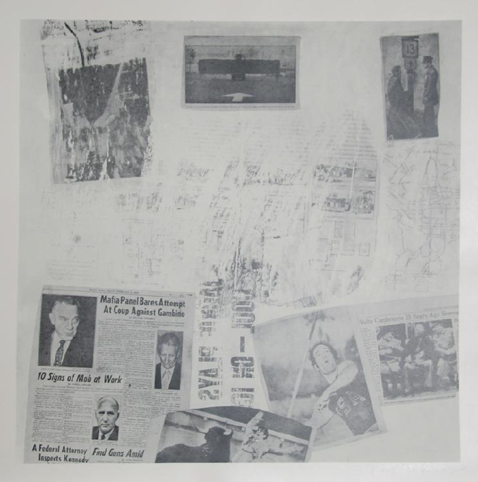 Features from Currents, #72 by Robert Rauschenberg