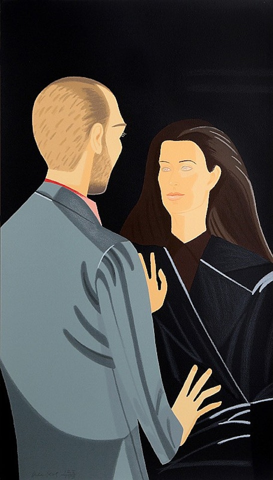 Pas de Deux III (Francesco and Alba Clemente) by Alex Katz