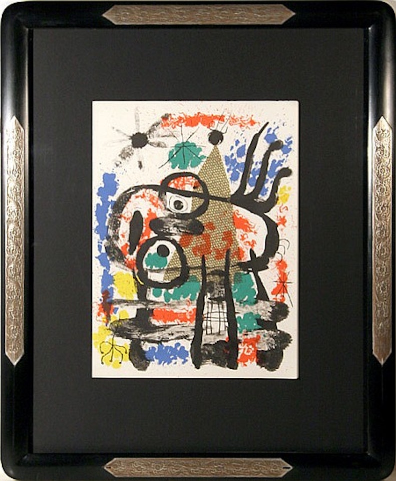 Plate 5 (Owl) from Raymond Queneau Album 19 by Joan Miró