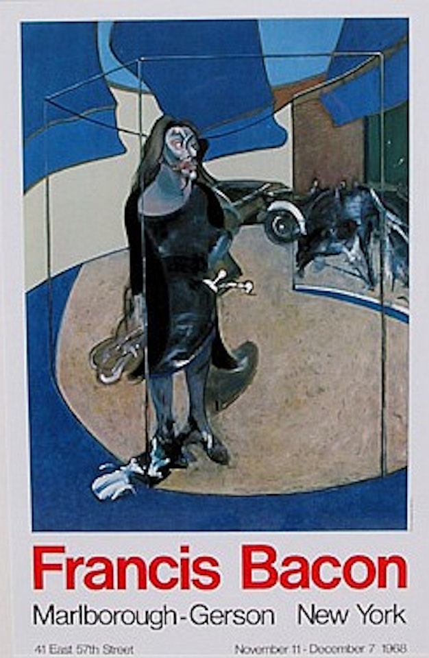 Poster for the Exhibition at Marlborough/Gerson Galleries, New York by Francis Bacon