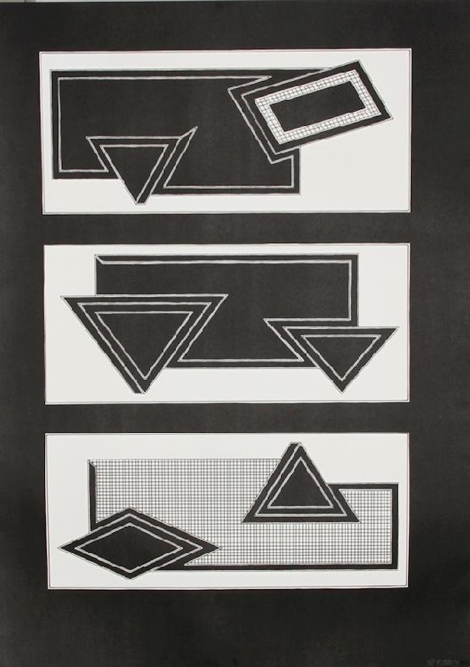Black Stack by Frank Stella