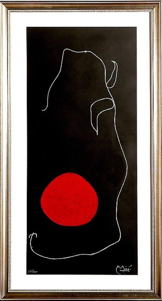 Oiseau Devant Le Soleil (M. 1722) by Joan Miró