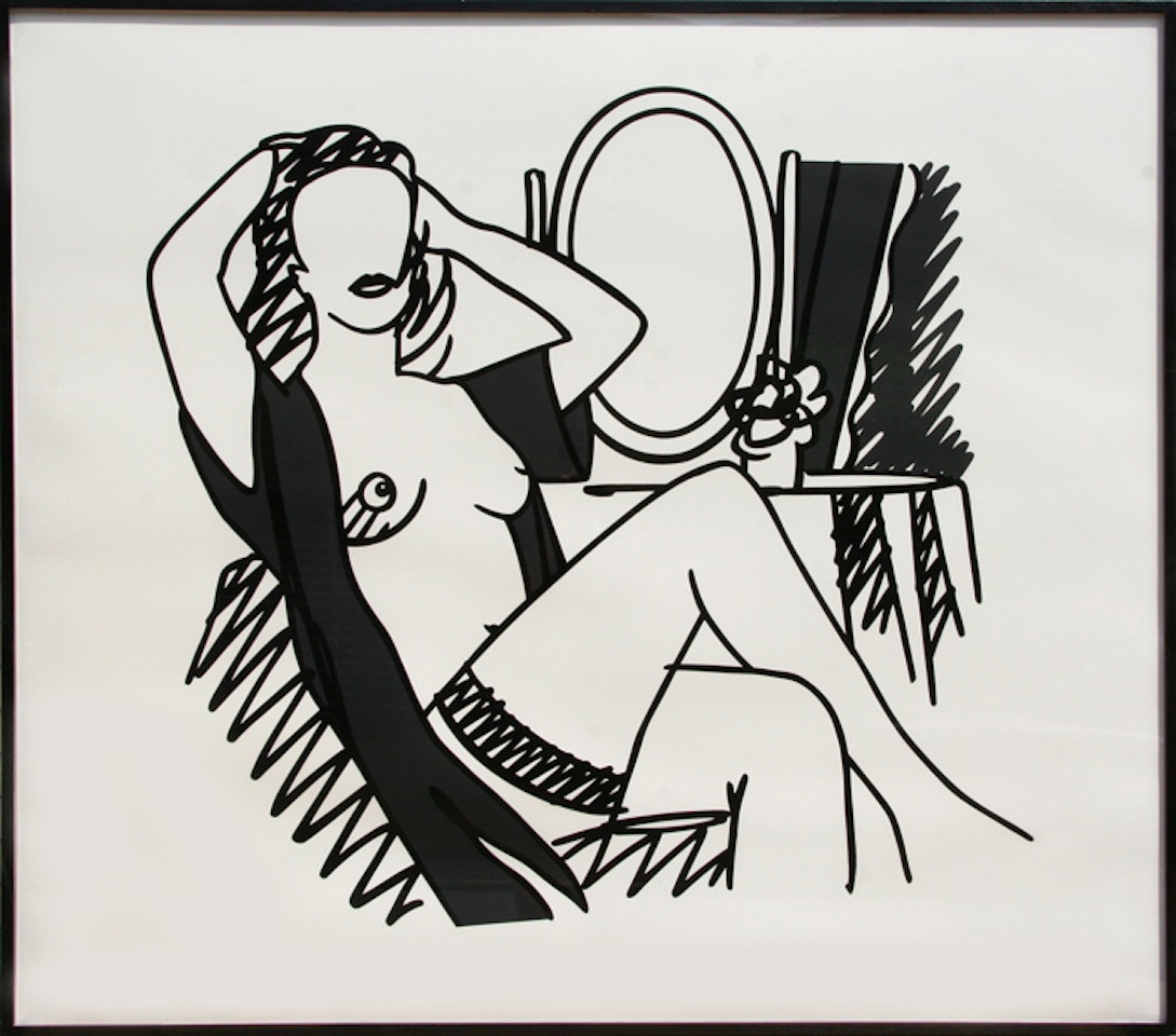 Nude and Mirror by Tom Wesselmann