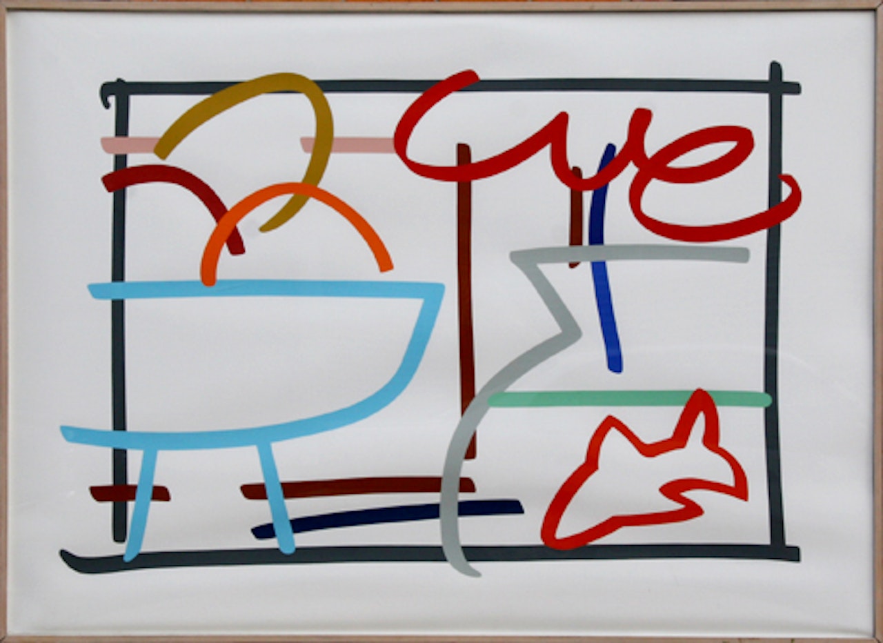 Fast Sketch Still Life with Goldfish by Tom Wesselmann