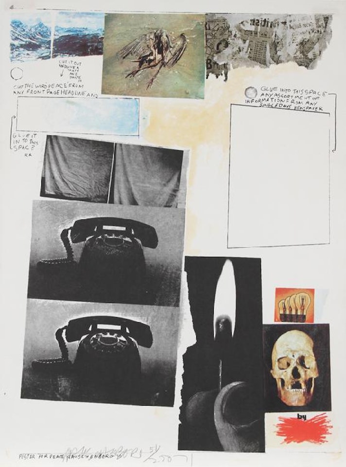 Poster for Peace by Robert Rauschenberg