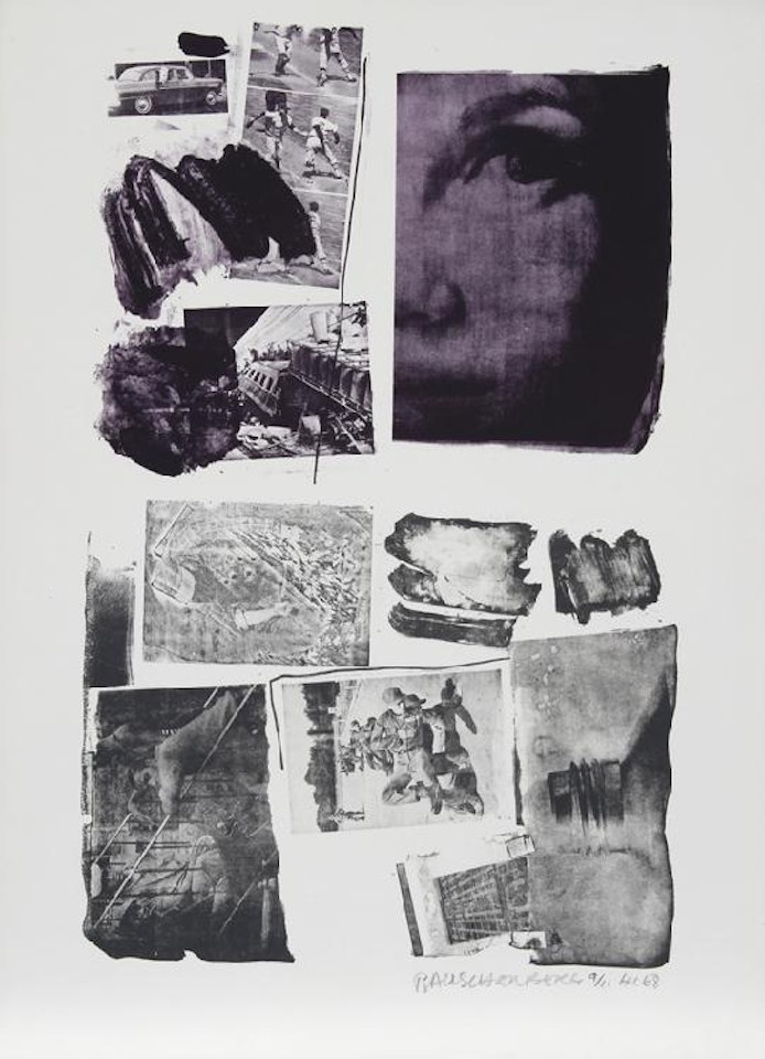 Pledge by Robert Rauschenberg