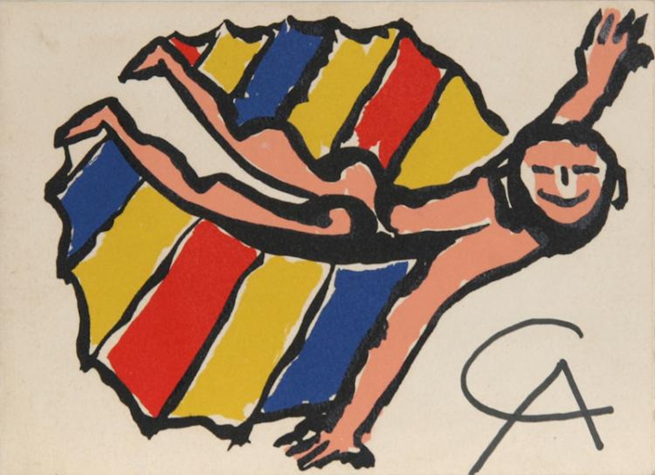 Invitation to Sandy"s Air Party by Alexander Calder