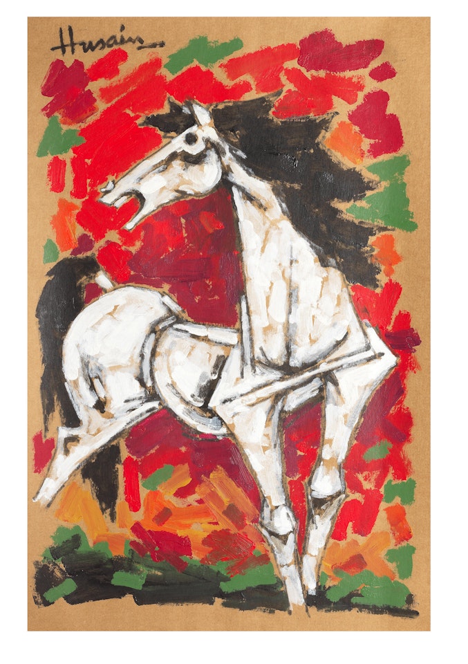 Untitiled (Horse) by M.F. Husain