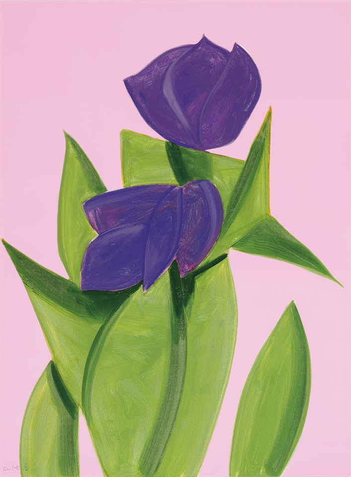 Purple Tulips 2 : Flowers by Alex Katz