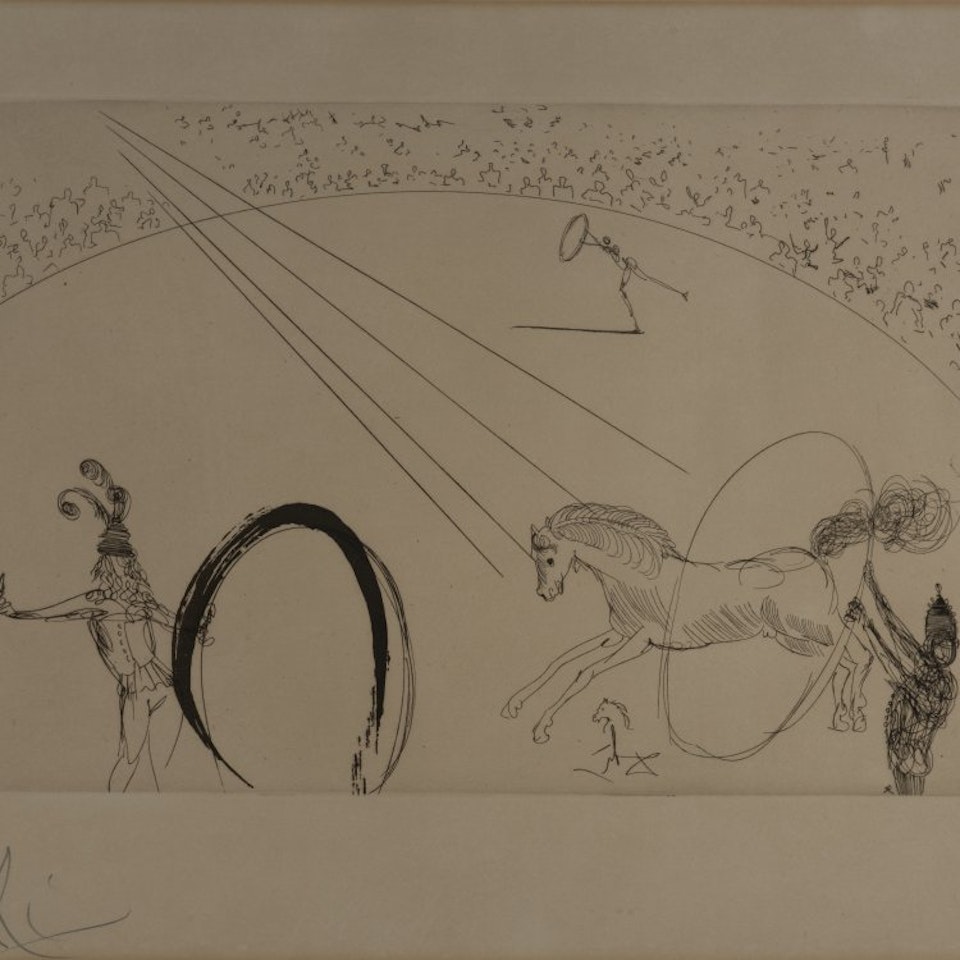 "Manège" from the series "Le Cirque" by Salvador Dali