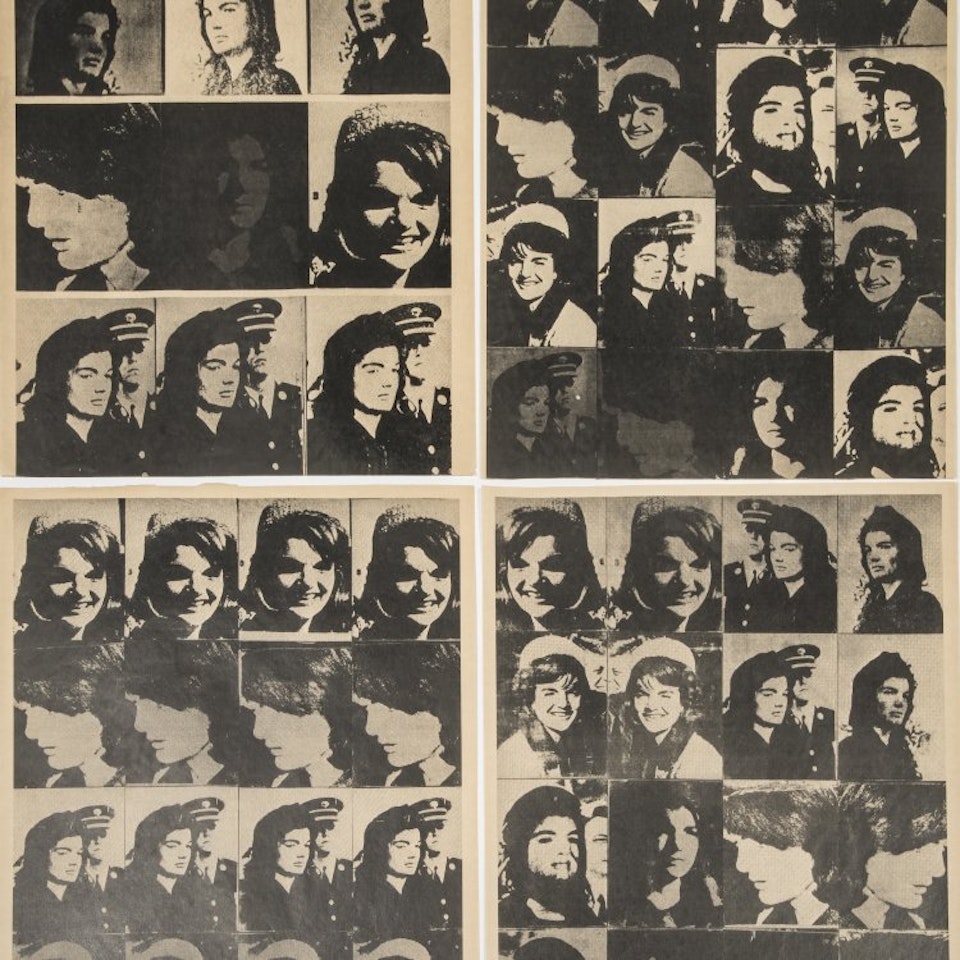 "Jackie Kennedy" (1964) by Andy Warhol