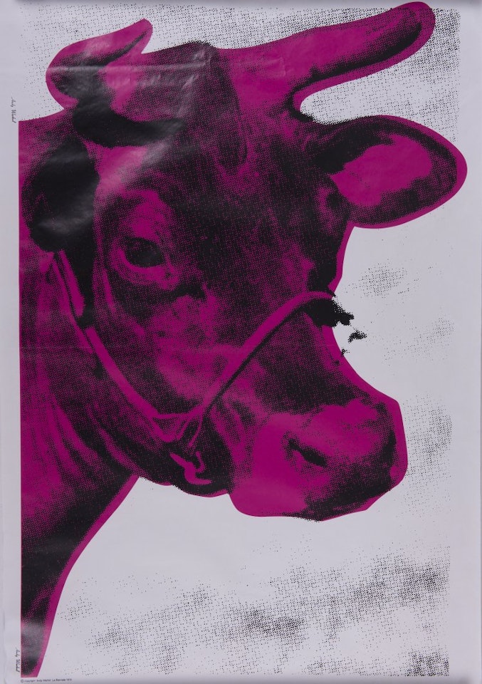 "Cow" (Wallpaper La Biennale) by Andy Warhol