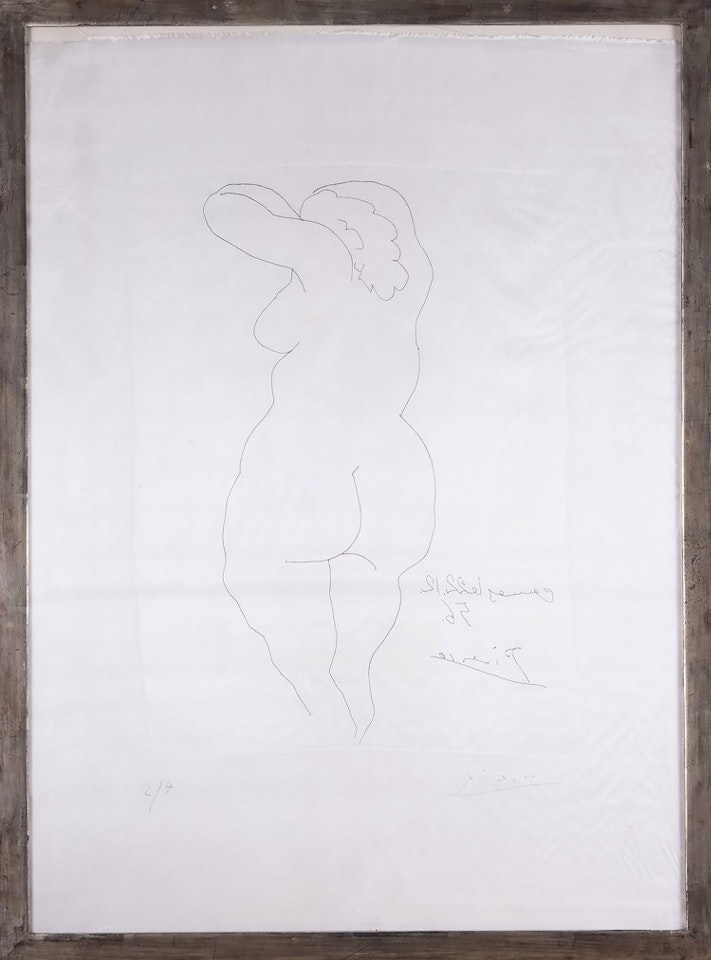 "Femme Nue de Dos" by Pablo Picasso