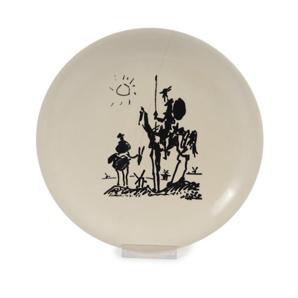 Plate "Don Quixote" by Pablo Picasso