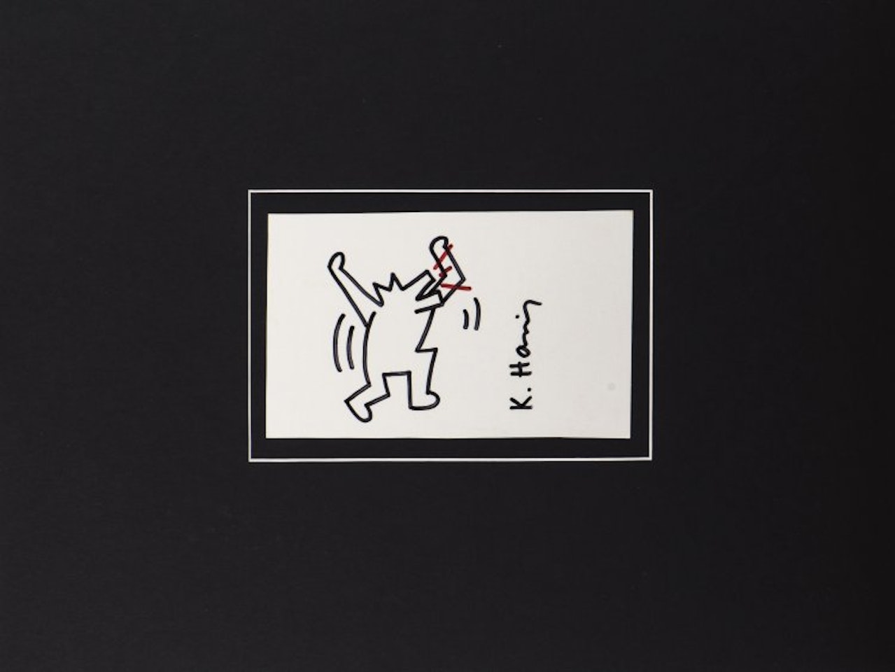 Untiteld (Dancing Man) by Keith Haring