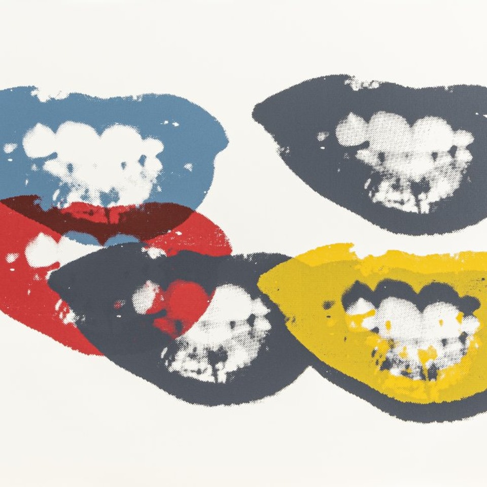 "I Love Your Kiss Forever Forever" by After Andy Warhol