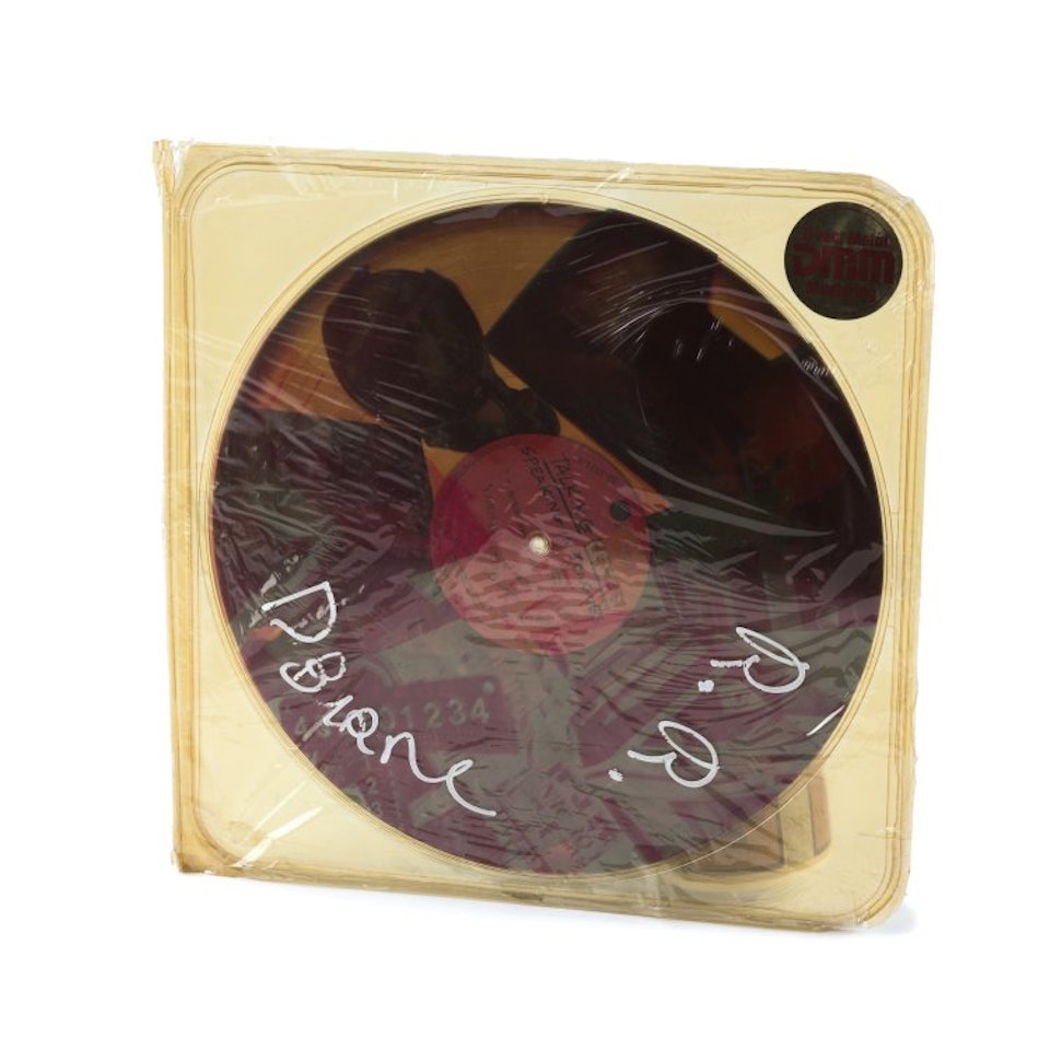 Talking Heads" LP "Speaking in Tongues" by Robert Rauschenberg