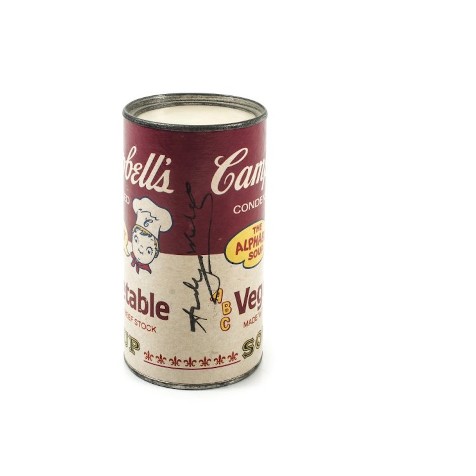 Soup Can "Campbell"s Vegetarian Vegetable" by Andy Warhol