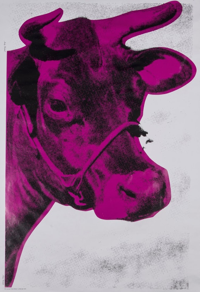 "Cow" (Wallpaper); "Cow" (Wallpaper La Biennale) by Andy Warhol