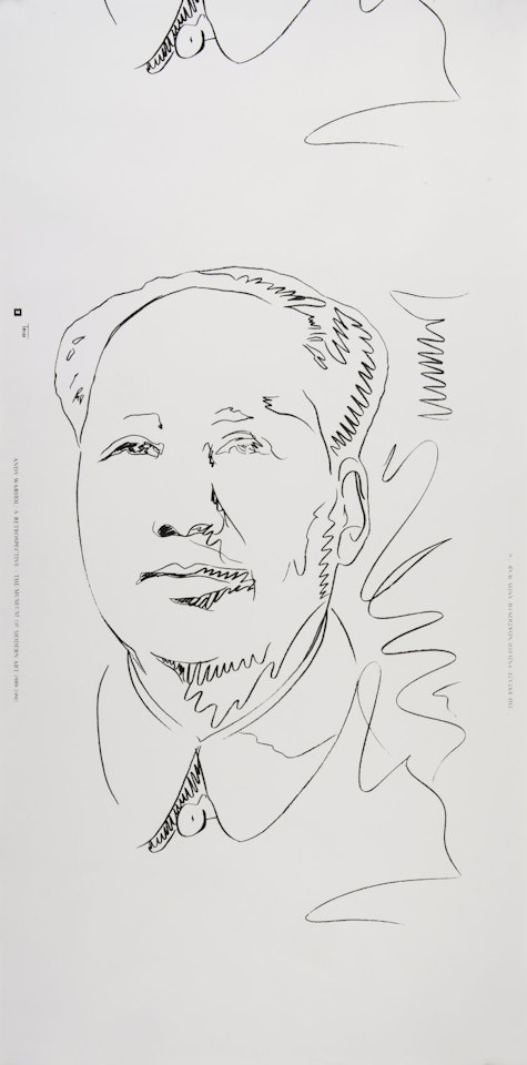 "Mao" (Wallpaper) by Andy Warhol