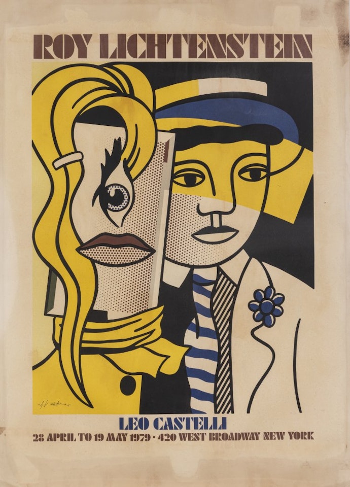 Poster "Roy Lichtenstein - Leo Castelli" by Roy Lichtenstein