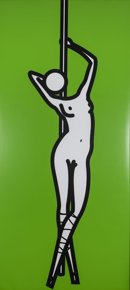 "This is Shahnoza / Shahnoza Pole Dancer" by Julian Opie