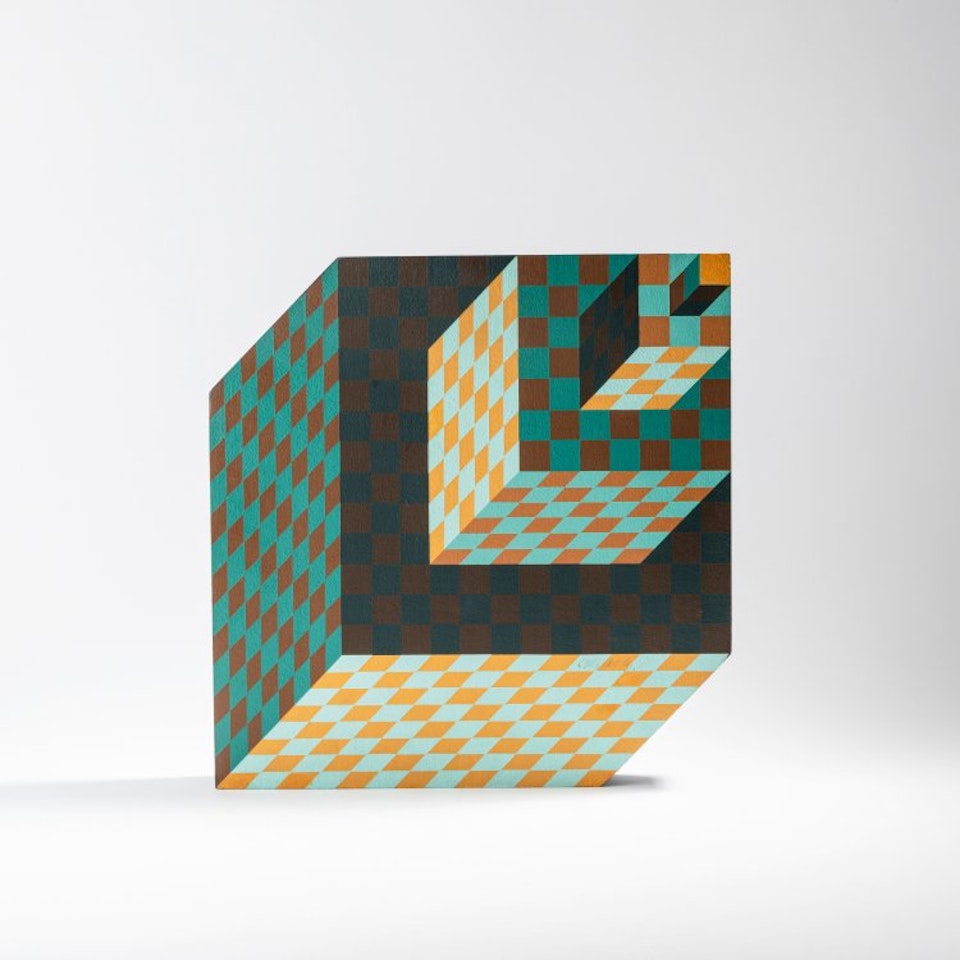 "Felhoe"; "Felhoe" by Victor Vasarely