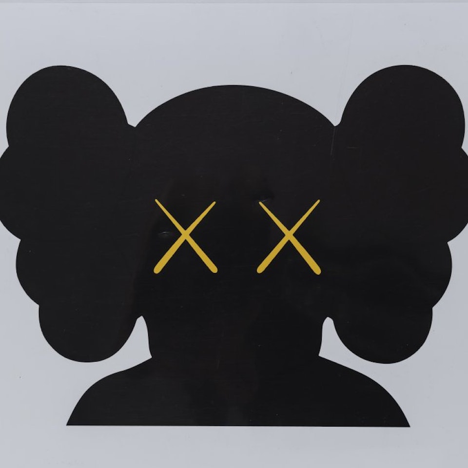 Untitled (Chum with yellow eyes) by Kaws