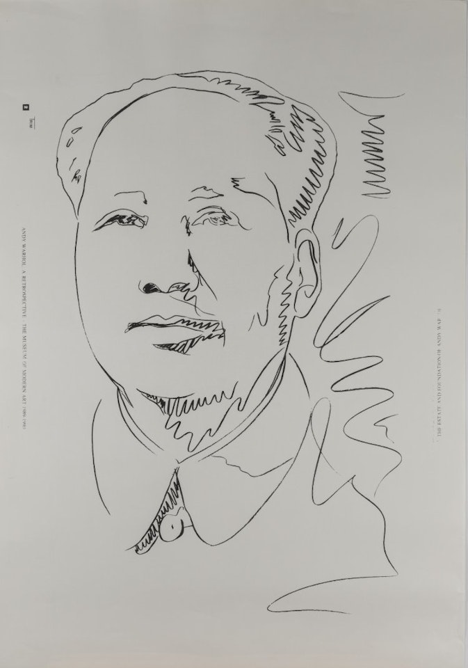 Wallpaper "Mao" by Andy Warhol