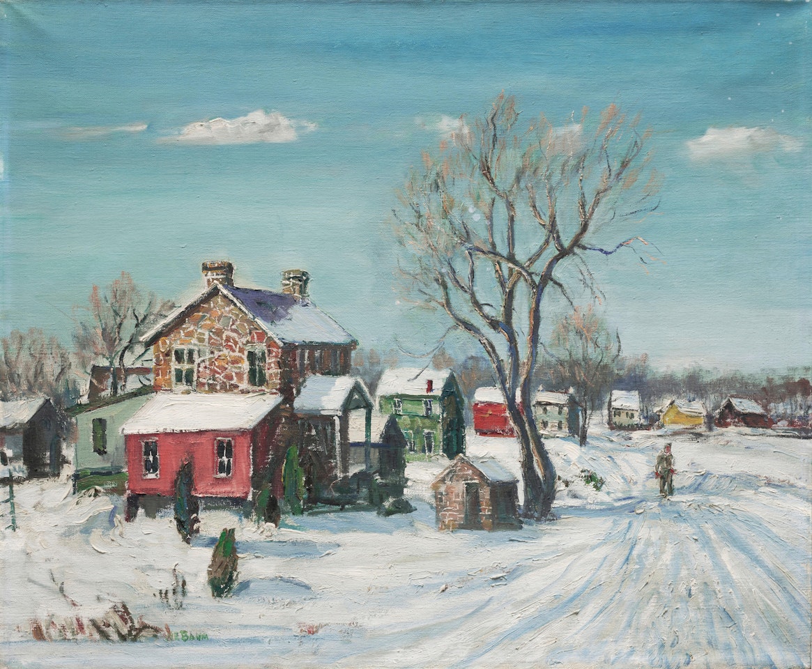 Winter Near Sellersville, Pennsylvania by Walter Emerson Baum