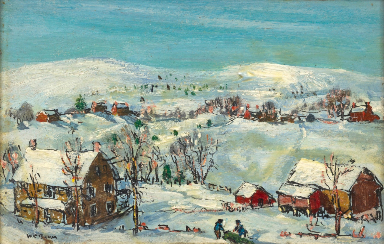 Winter Scene by Walter Emerson Baum