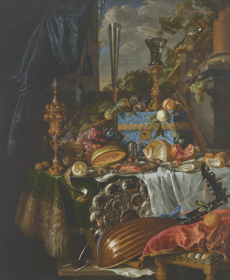 A banquet still life by Jan Davidsz de Heem