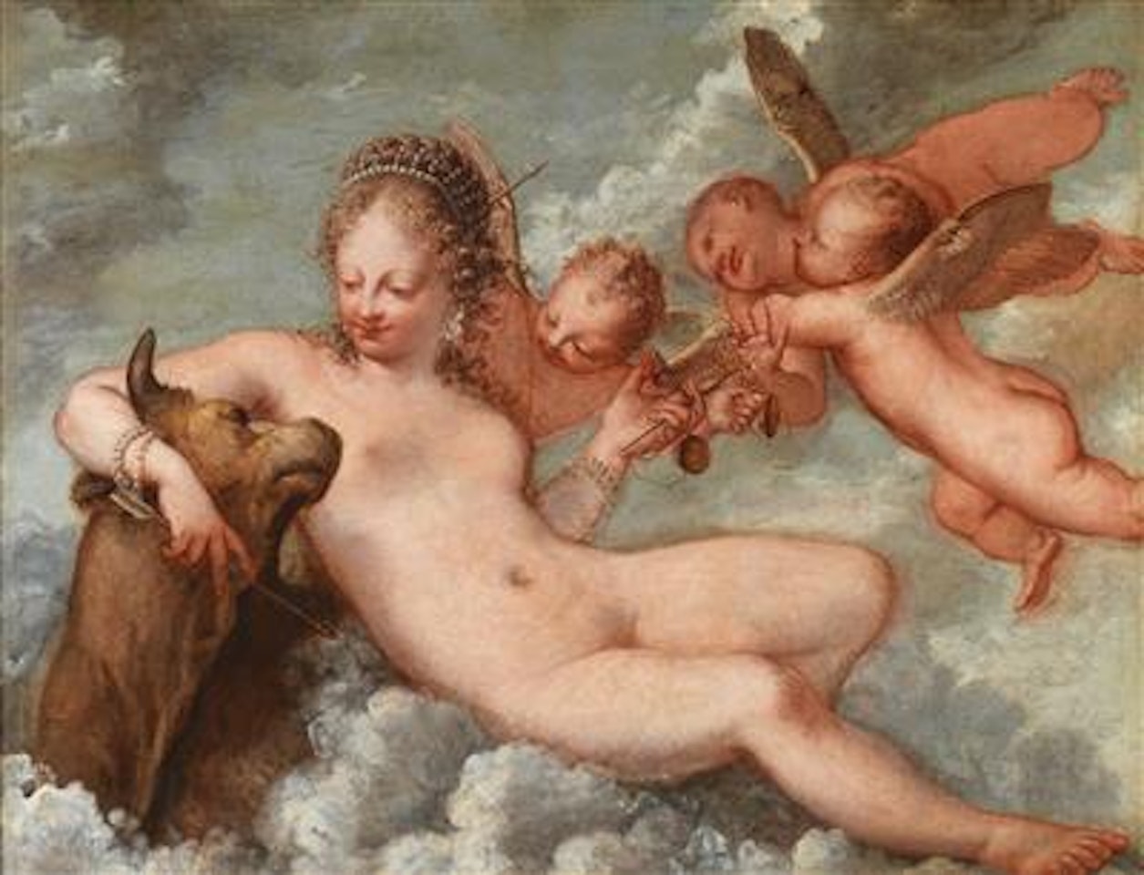 Venus accompanied by Libra and Taurus by Pietro Liberi