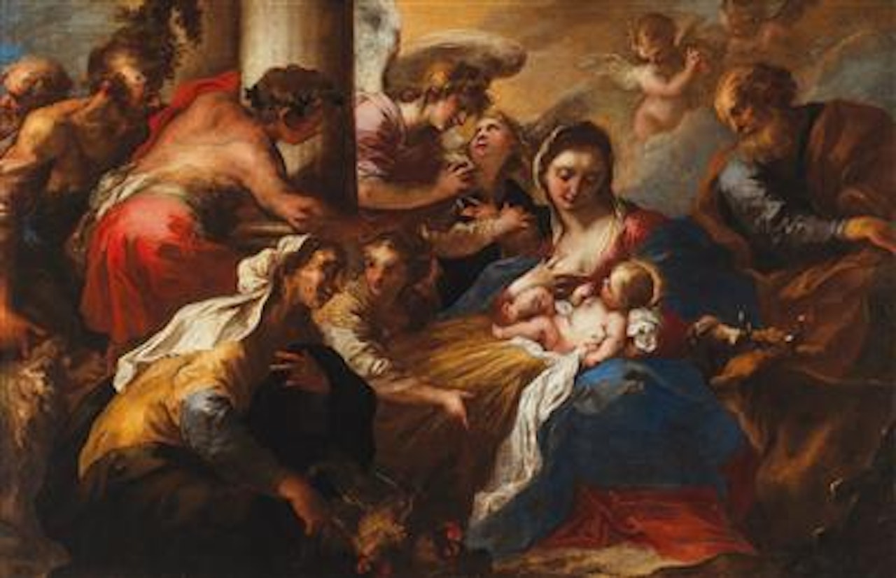 The Adoration of the Shepherds by Valerio Castello