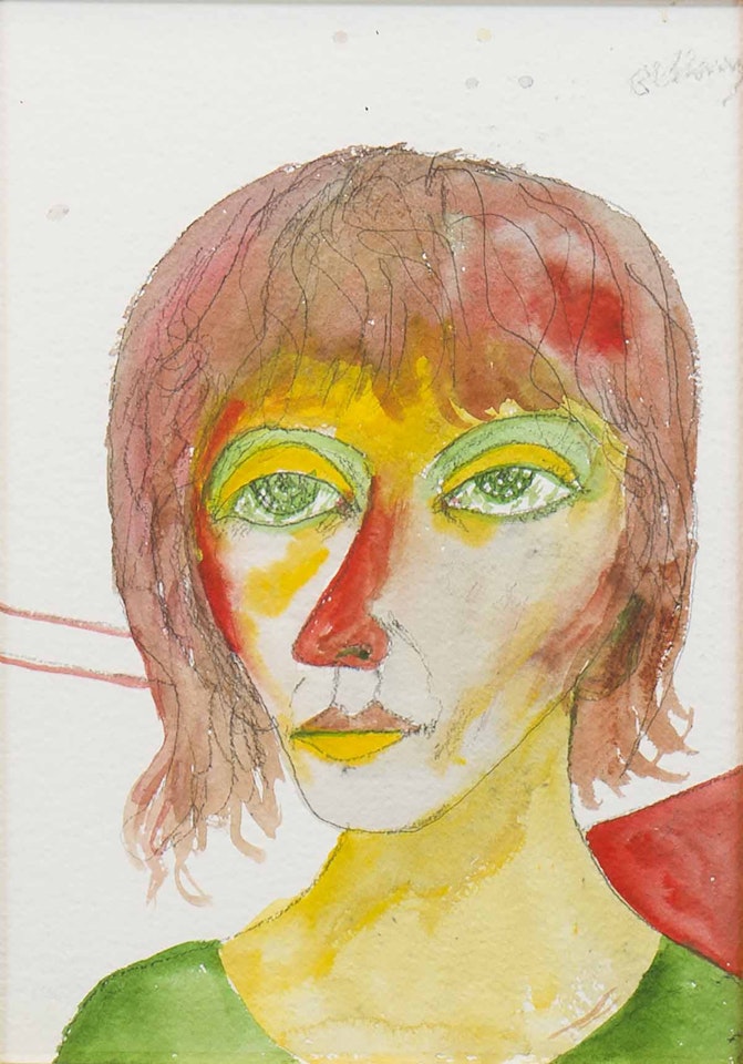 RED HAIR by John Bellany