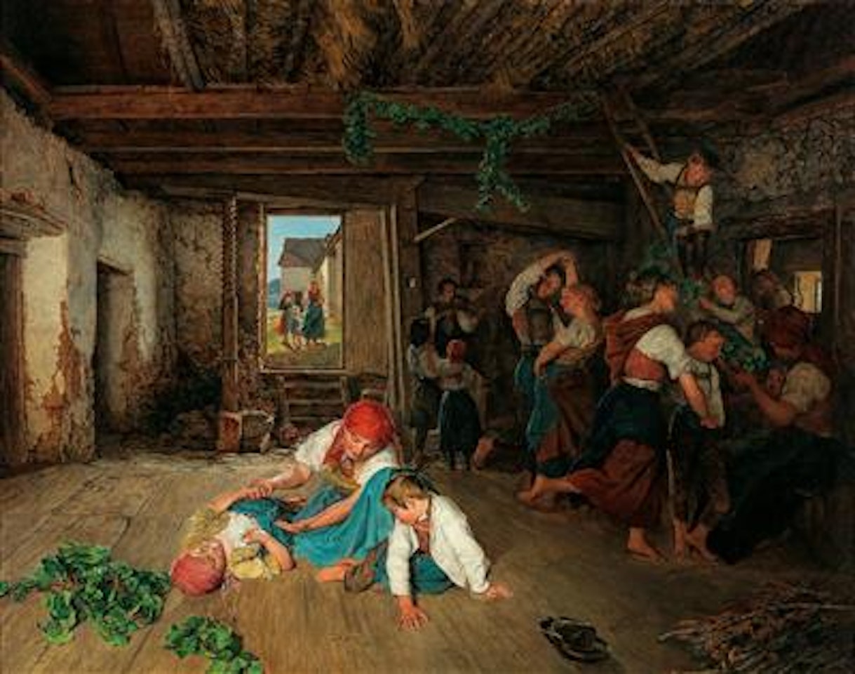 Preparing the Celebration of the Wine Harvest by Ferdinand Georg Waldmüller
