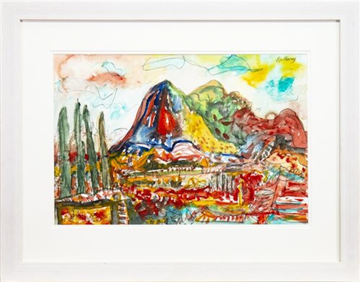 MOUNTAINOUS LANDSCAPE by John Bellany