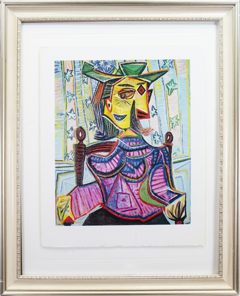 SEATED PORTRAIT OF DORA MARR by Pablo Picasso