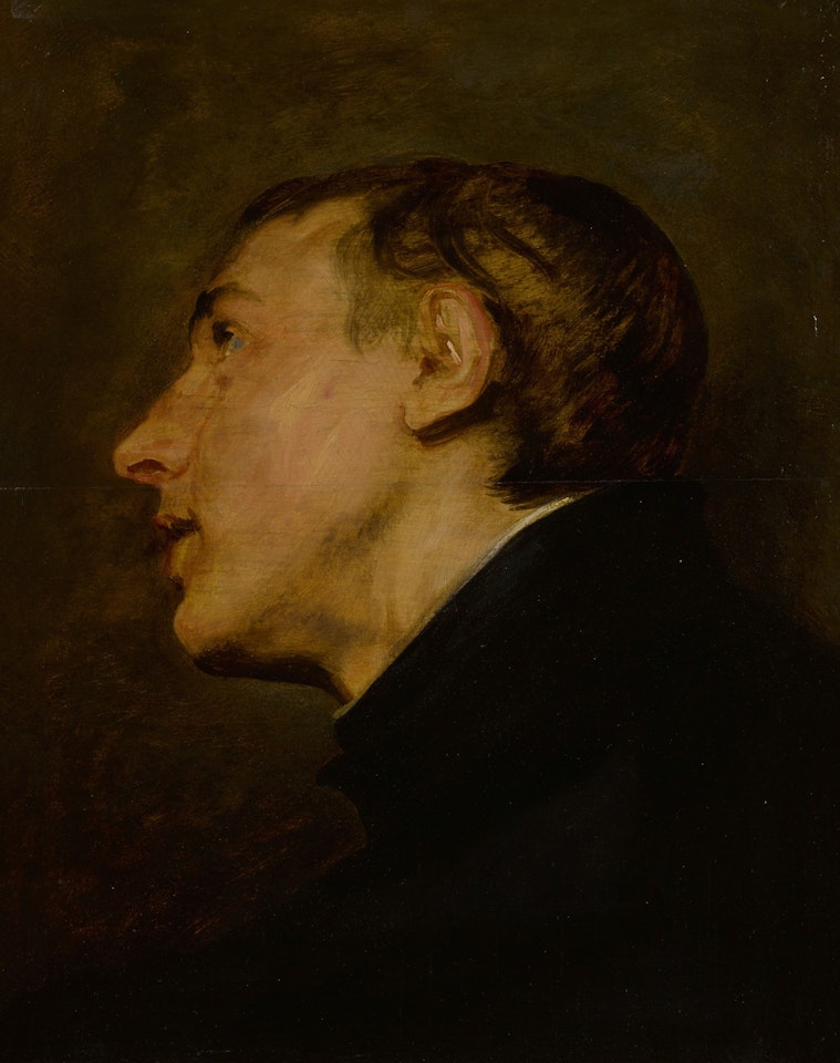 Head study of Saint Anthony of Padua by Anthony van Dyck