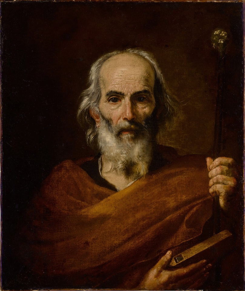 Saint Joseph with a plane and square by Jusepe de Ribera