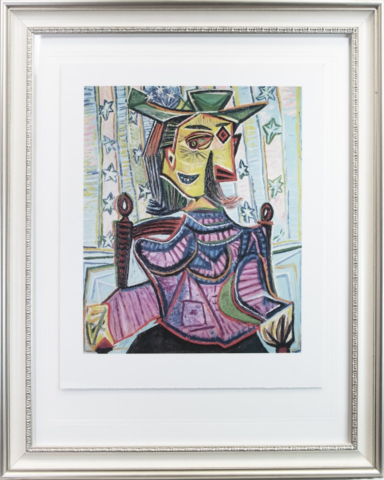 SEATED PORTRAIT OF DORA MARR by Pablo Picasso